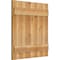 Ekena Millwork Joined Board-n-Batten Shutters, Rough Sawn Western Red Cedar, 26 7/8W x 29H, PR RBJ06S26X029RWR - alternate 2